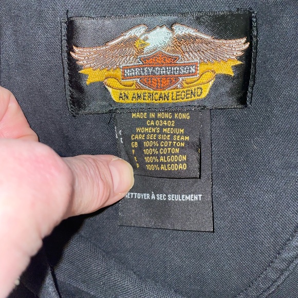 Harley Davidson Black Velvet Overalls - Picture 7 of 7